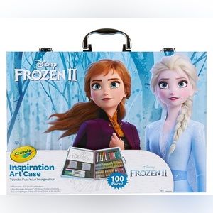 New Crayola Frozen 2 Inspiration Art Case, 100 Art & Coloring Supplies